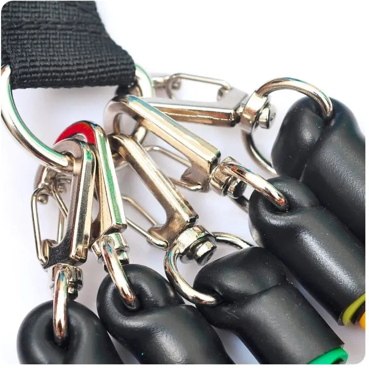 11-Piece Resistance Bands Set – Latex Workout & Home Gym Kit