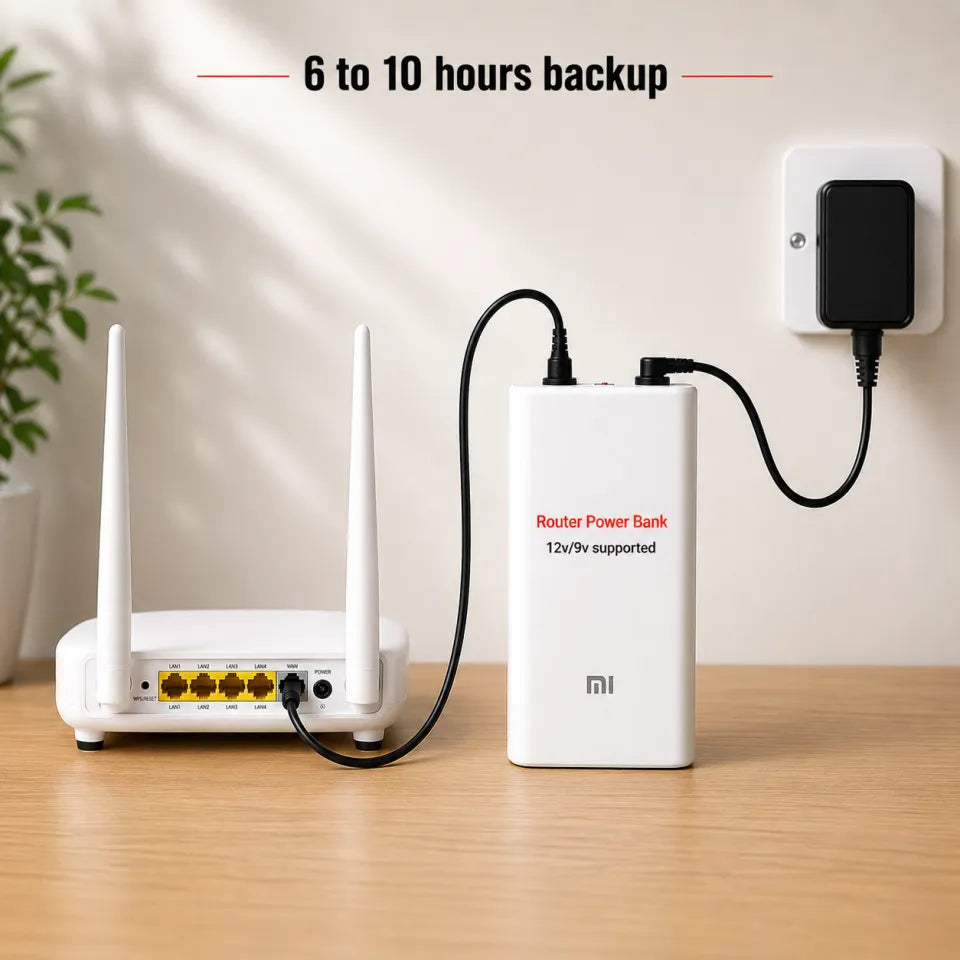 12V WiFi Router UPS Backup