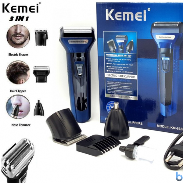 3-in-1 Rechargeable Men’s Shaver