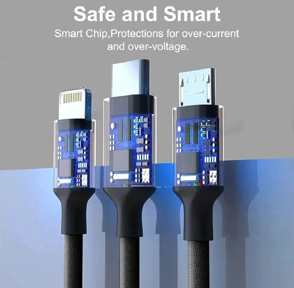 3 In 1 Fast Charging Cable