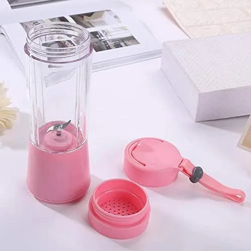 🥤 6-Blade Portable USB Rechargeable Juicer Blender – 380ml