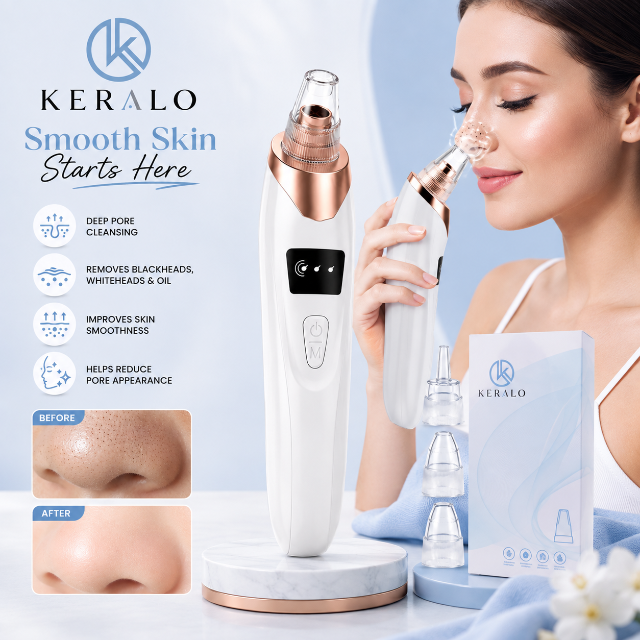 USB Rechargeable Blackhead Remover