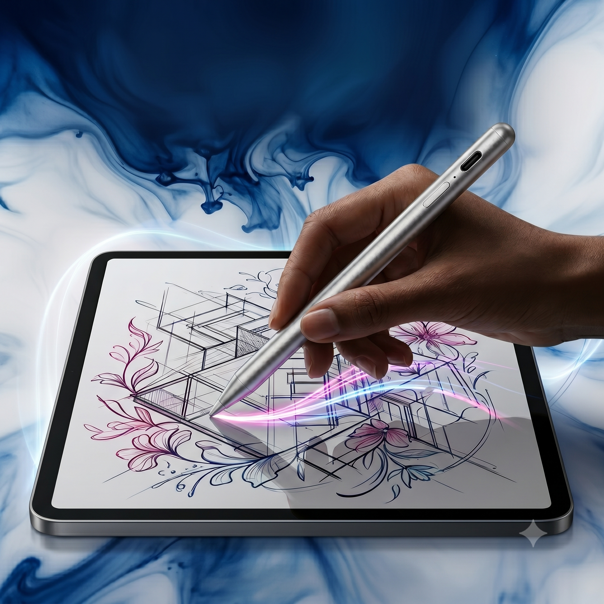 Universal Rechargeable Stylus Touch Pen