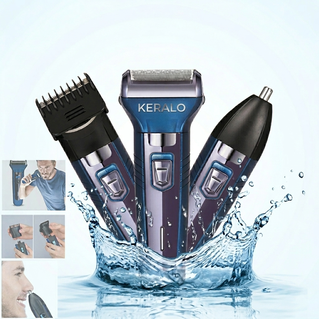 3-in-1 Rechargeable Men’s Shaver