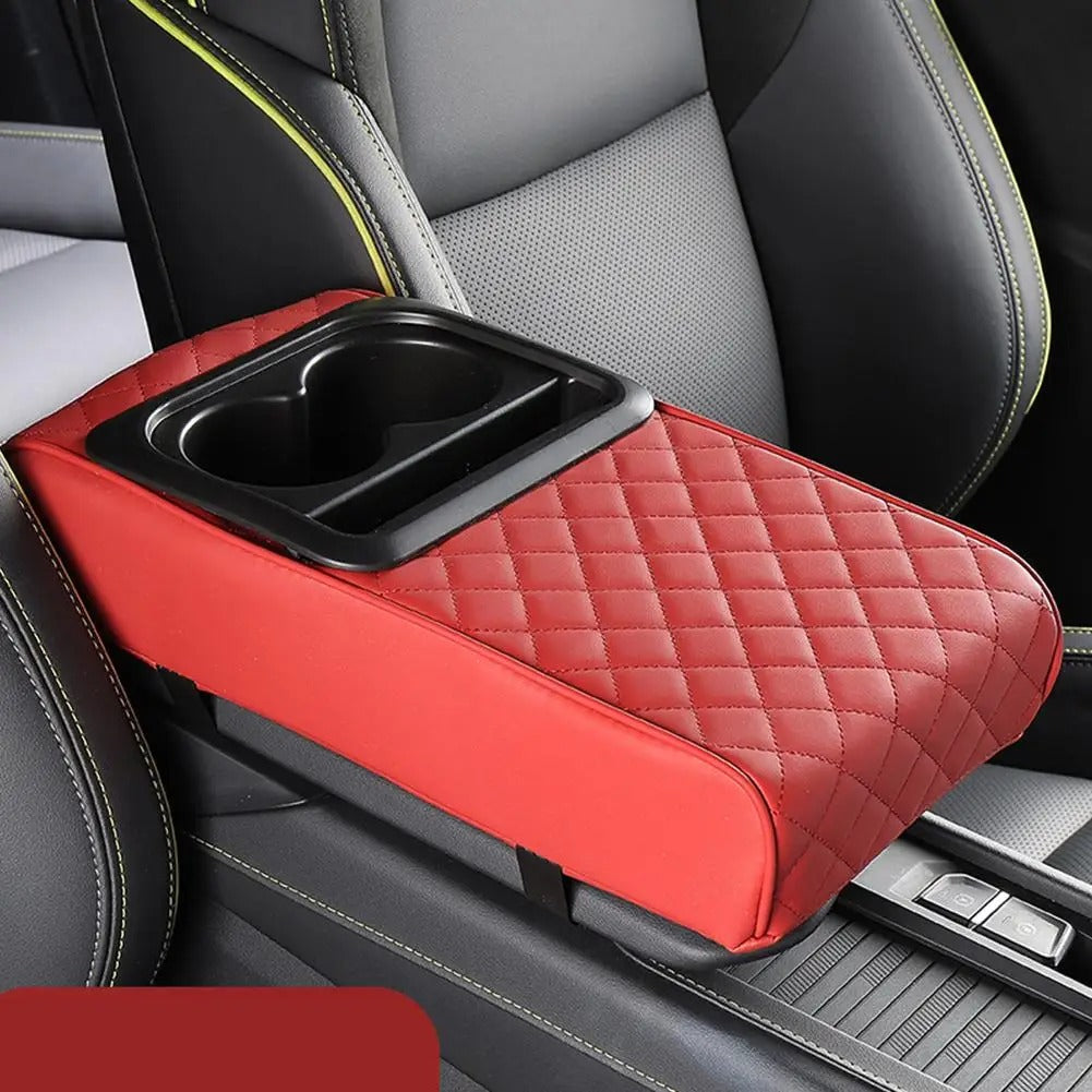 Car Armrest Cushion Organizer Box