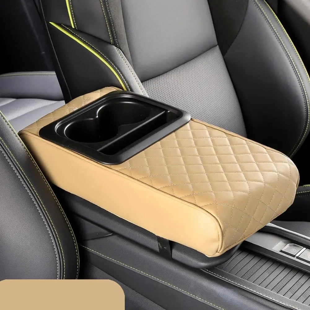 Car Armrest Cushion Organizer Box
